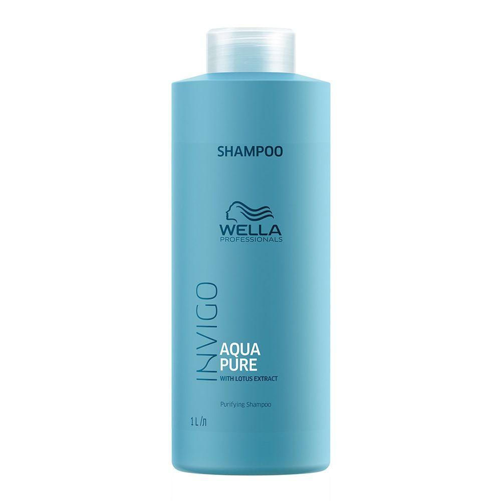 Wella. Invigo Aqua Pure Shampoing Purifiant - 1000ml - Concept C. Shop