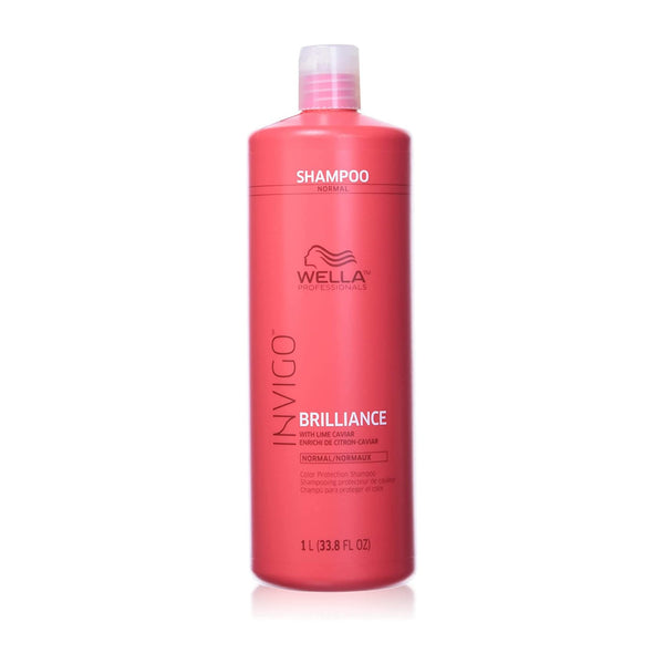Wella. Invigo Brilliance Shampoing Cheveux Normaux - 1000ml - Concept C. Shop