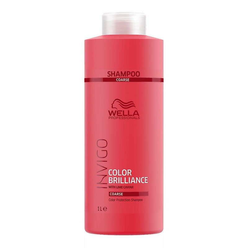 Wella. Invigo Brilliance Shampoing pour Cheveux Épais - 1000ml - Concept C. Shop